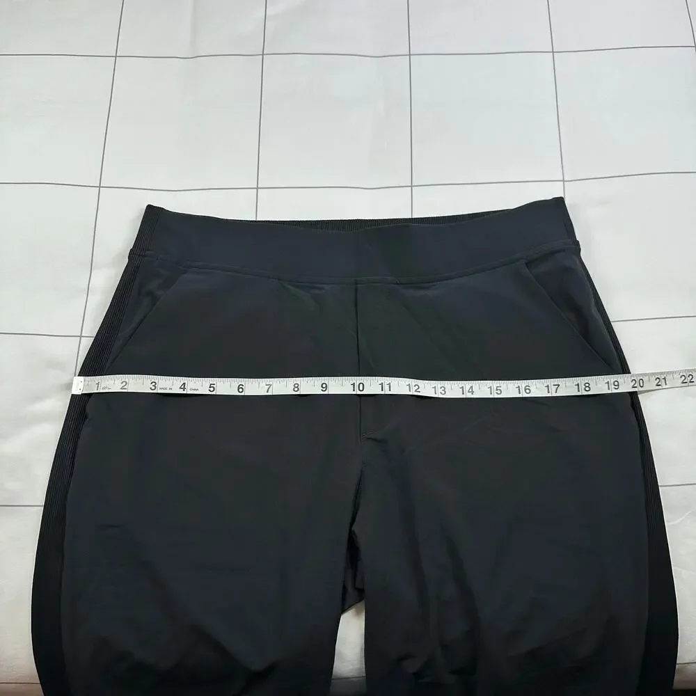 Athleta Pants Women 14 Black Brooklyn Mid Rise Ankle City Classic Commute Casual